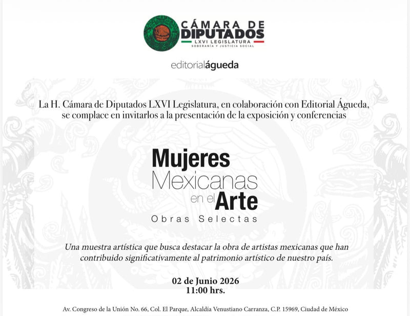 Cámara de Diputados "Mujeres Mexicanas en el Arte" Obras Selectas